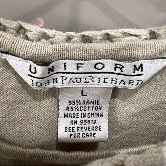 Uniform by John Paul Richard Holes Knot Sweater - Picture 6 of 6